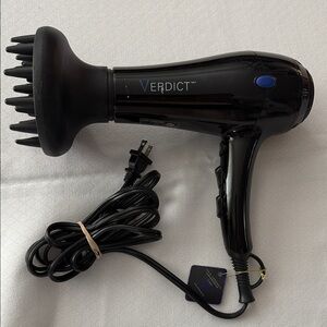 Verdict 1875W Hair Dryer with diffuser.